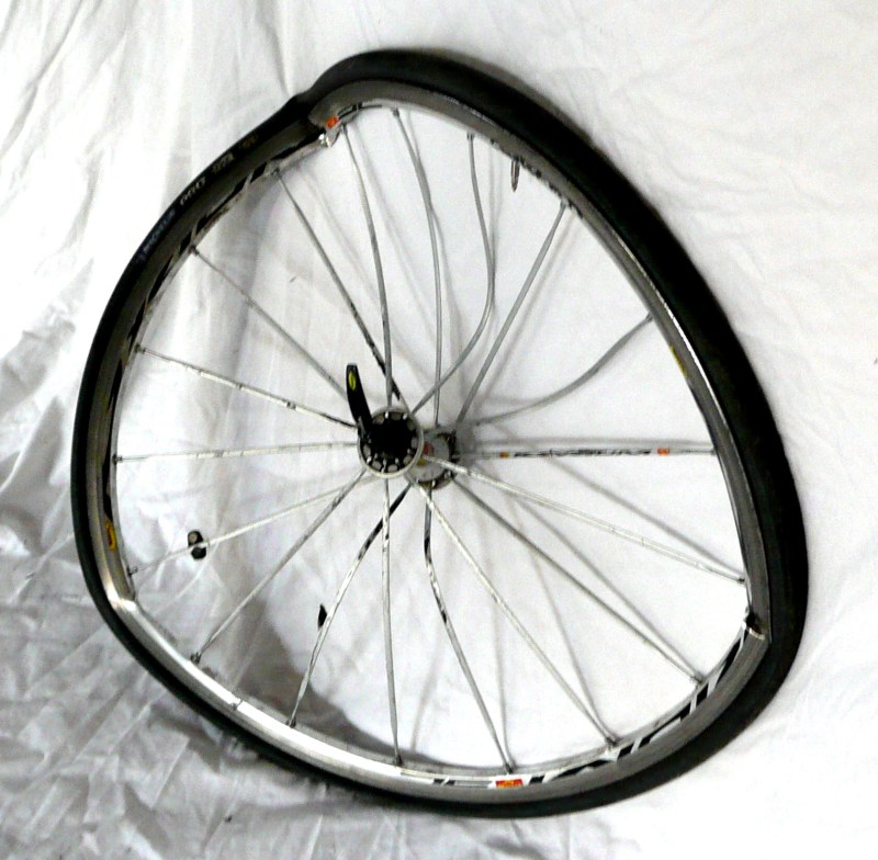 The front wheel The front wheel
